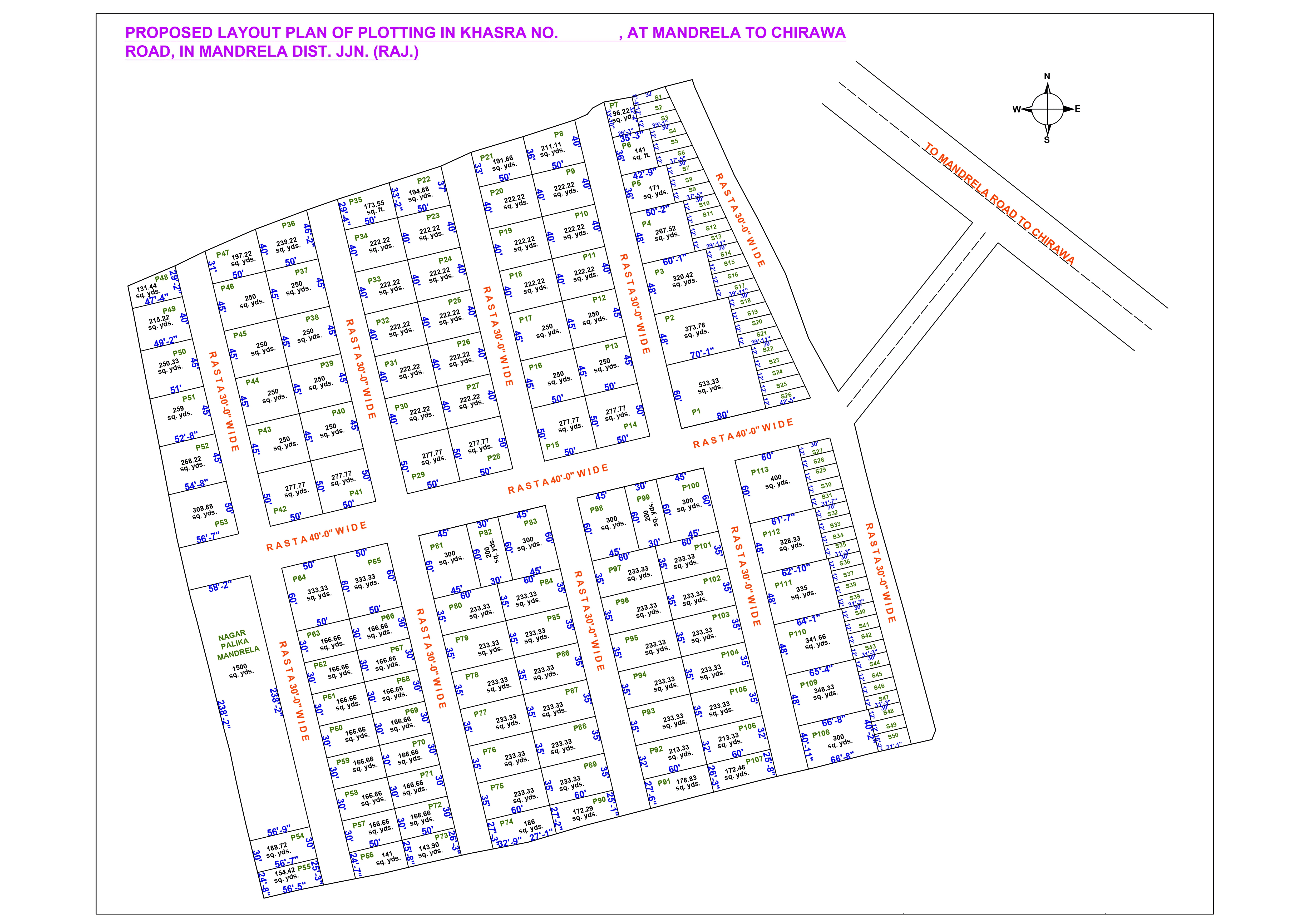 Site Plan Mayur City